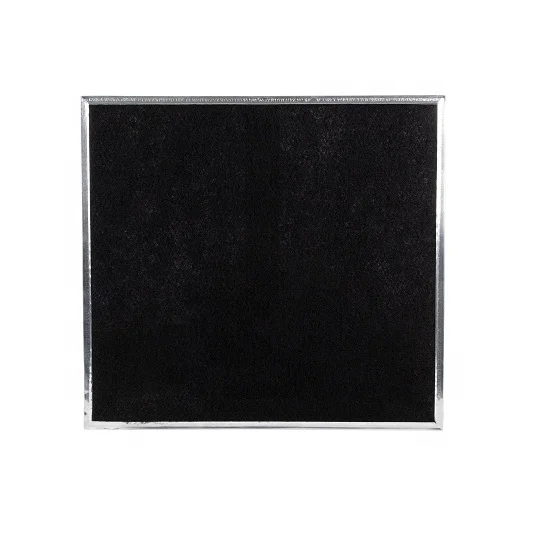Thin frame black active carbon cotton inside cooker hood grease filter
