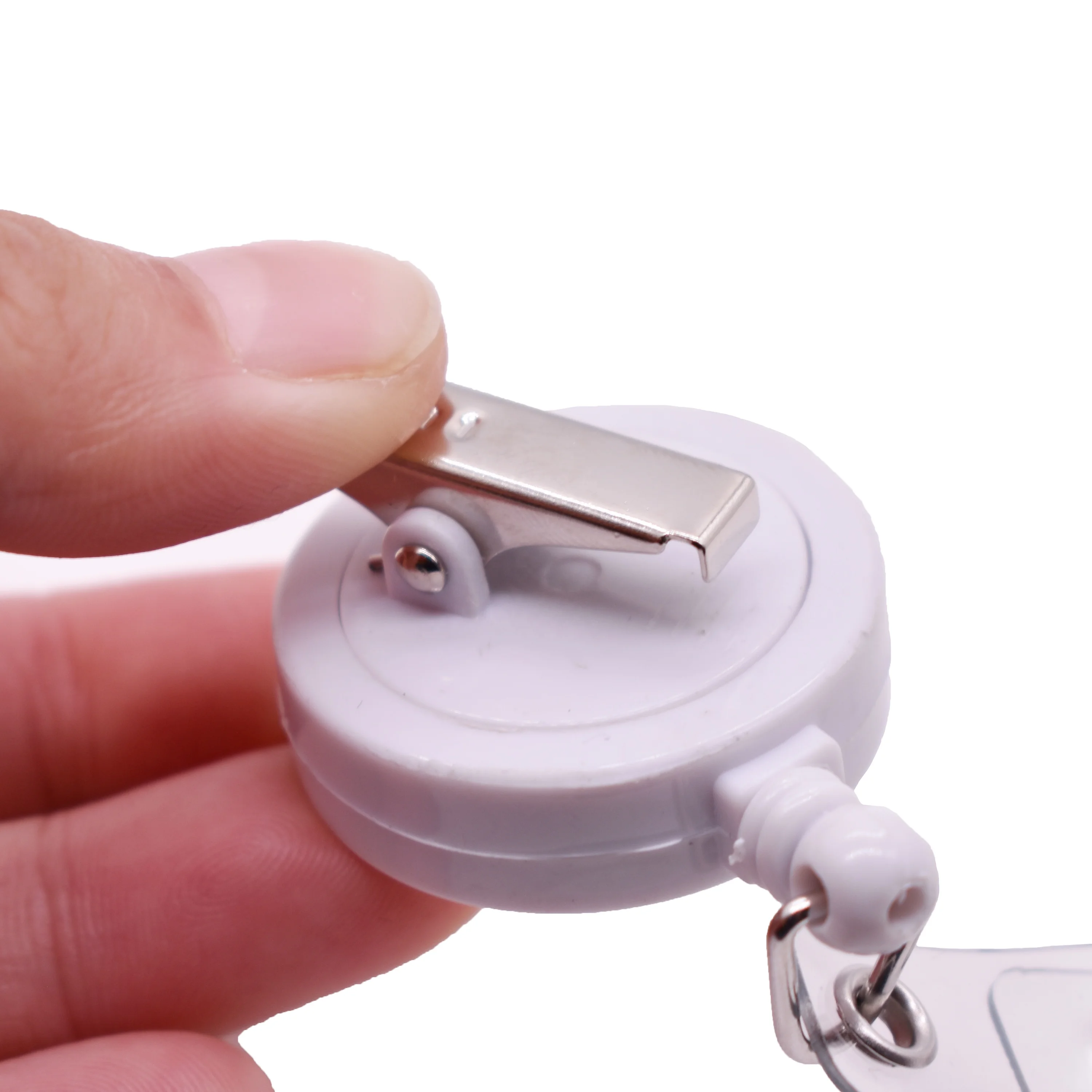 Stitch Wholesale Retractable Blue Animal Id Retractable Badge Holder Pull Reel Nurse ID Name Card