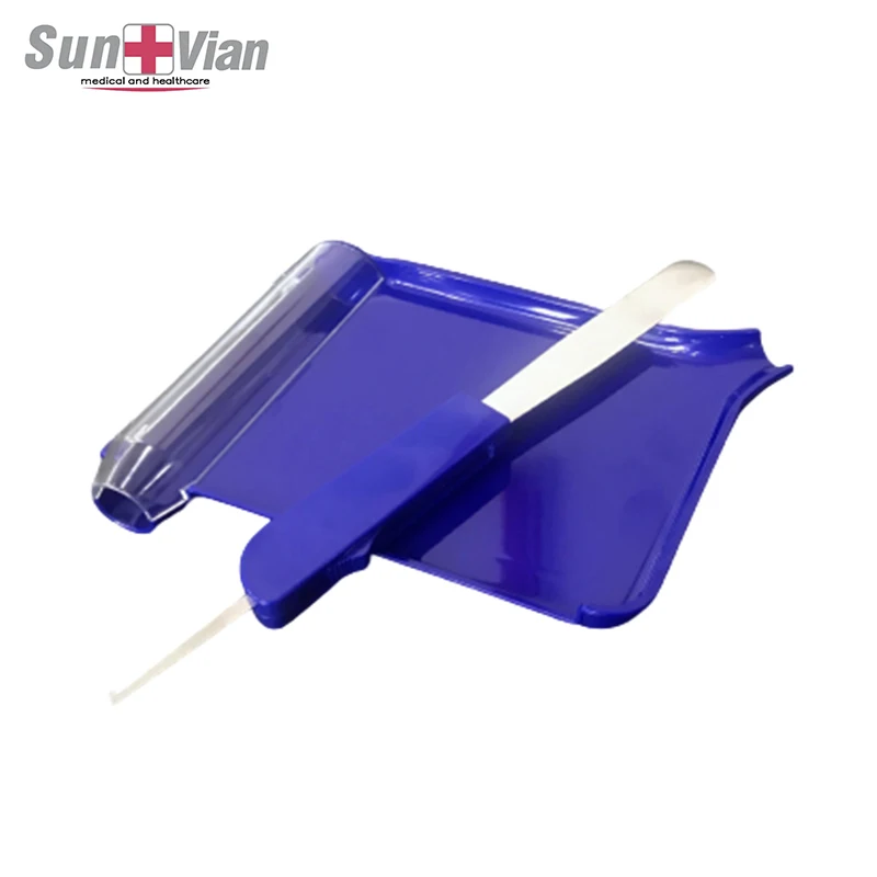 Пластиковый Дозирующий поддон для таблеток с лопаткой из нержавеющей стали