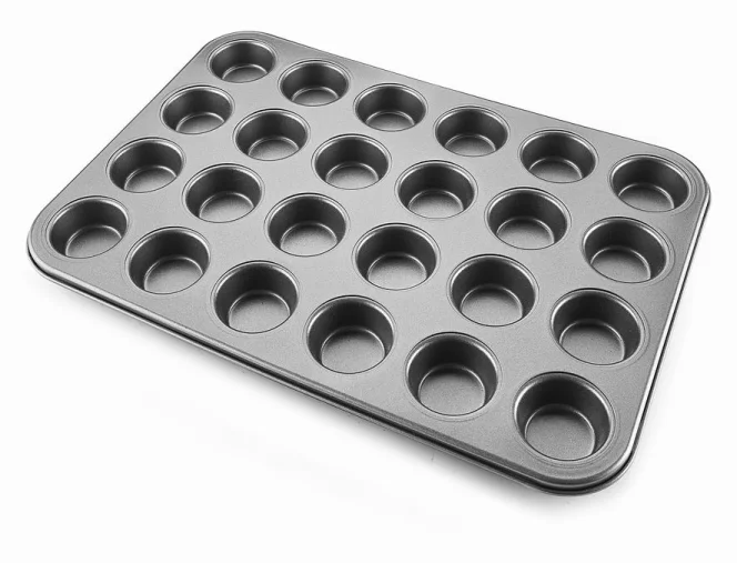 Factory Hot 24/48 Cup Mini Muffin Pan Premium Nonstick Carbon Steel Baking Pan Baking Pans for Cake Kitchen For Home Use