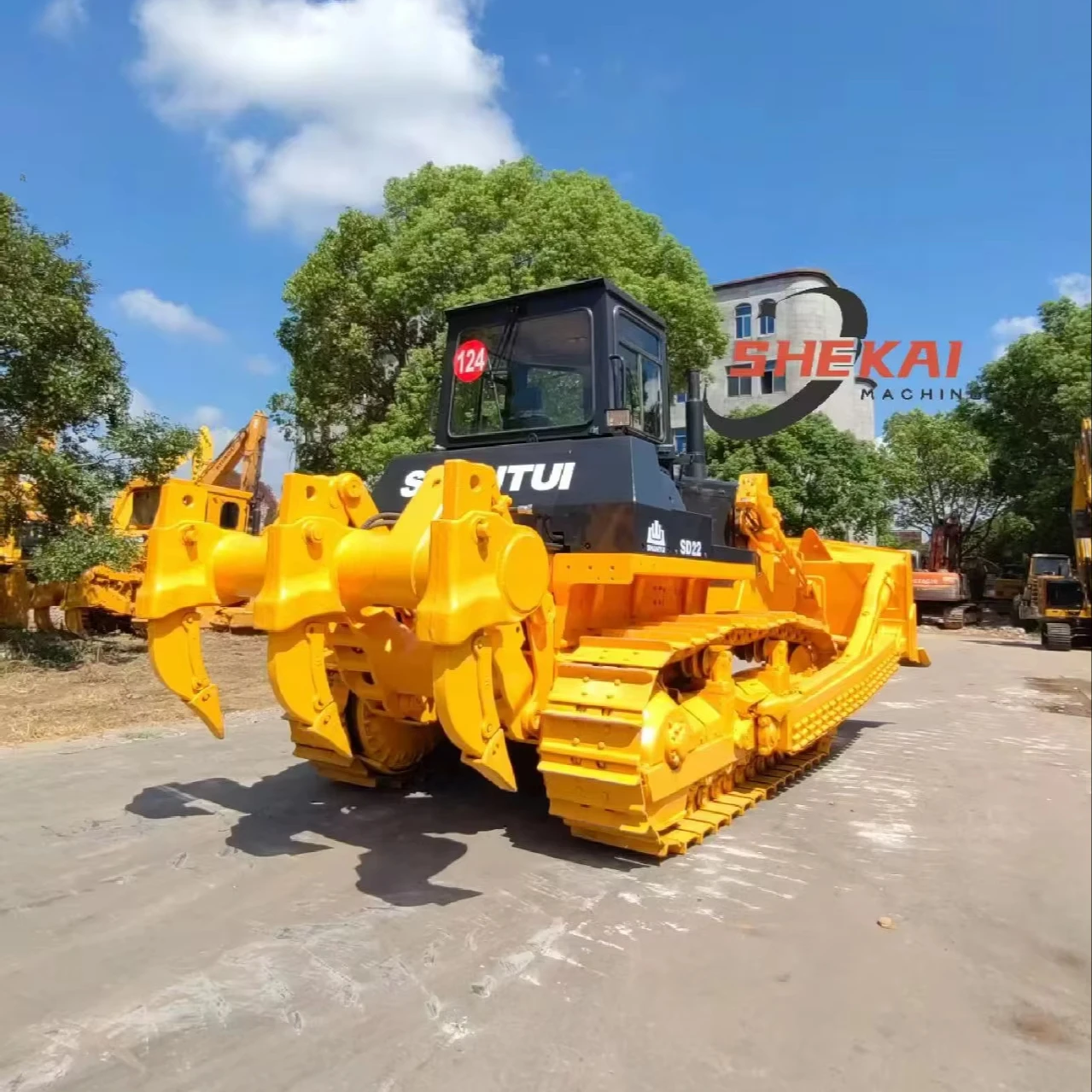 Good quality high efficiency low price SHANTUI used crawler bulldozer SHANTUI SD22 in stock