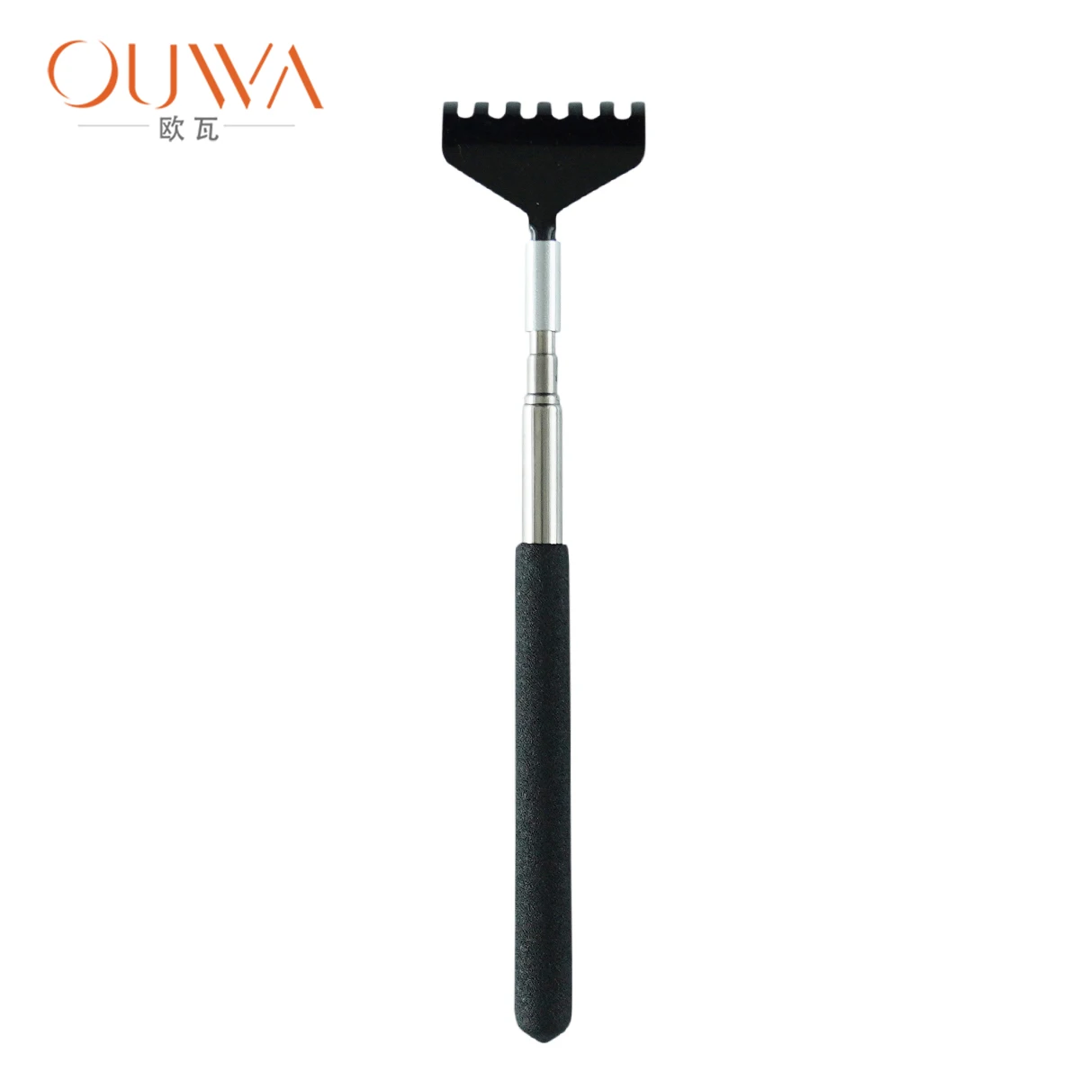 
Red color retail ultimate stainless steel comfortable body itching metal back scratcher 