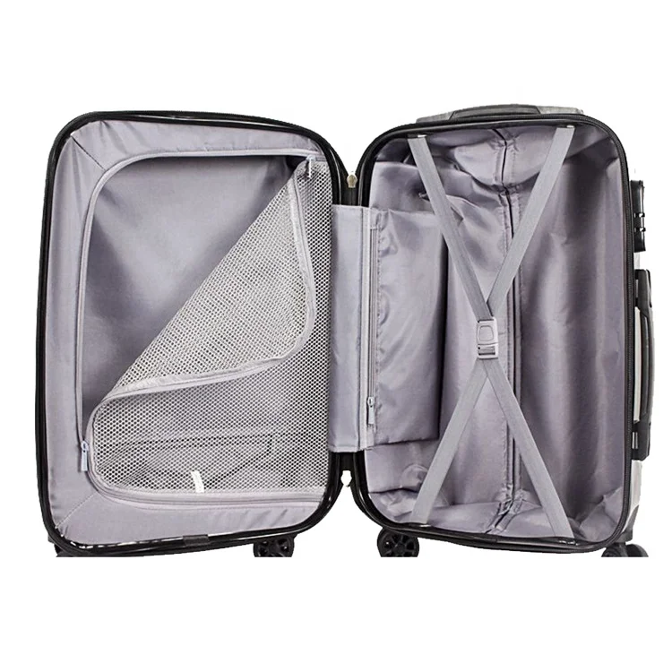 OEM customize Spinner 4X1 wheel 20 24 28 Inch Aluminum Suitcase Hardshell Carry On ABS 3PCS Travel Luggage Bag Set