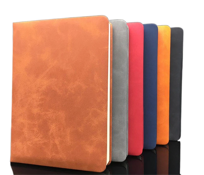 Business sheepskin notepad diary gift student stationery A5 Thickened notebook fixed System LOGO