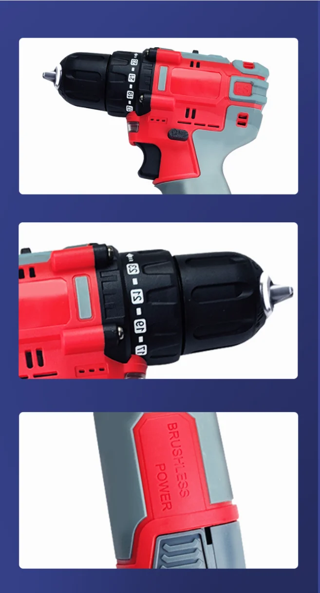 18 Hand-held electric cordless tool electric screwdriver brushless impact drill hammer drill screwdriver torque drill