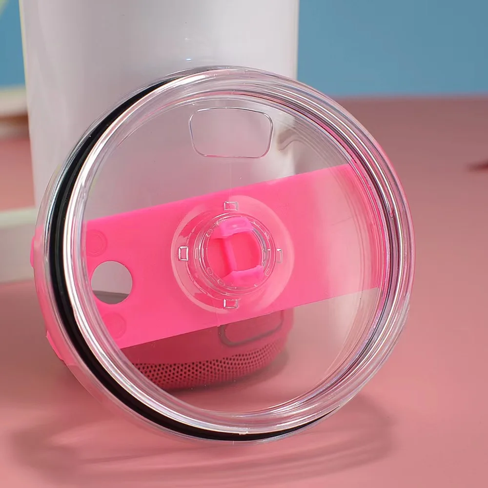 Outdoor Sport Blank Sublimation 40oz Speaker Music Coffee Beer Travel Tumbler Mug With Handle