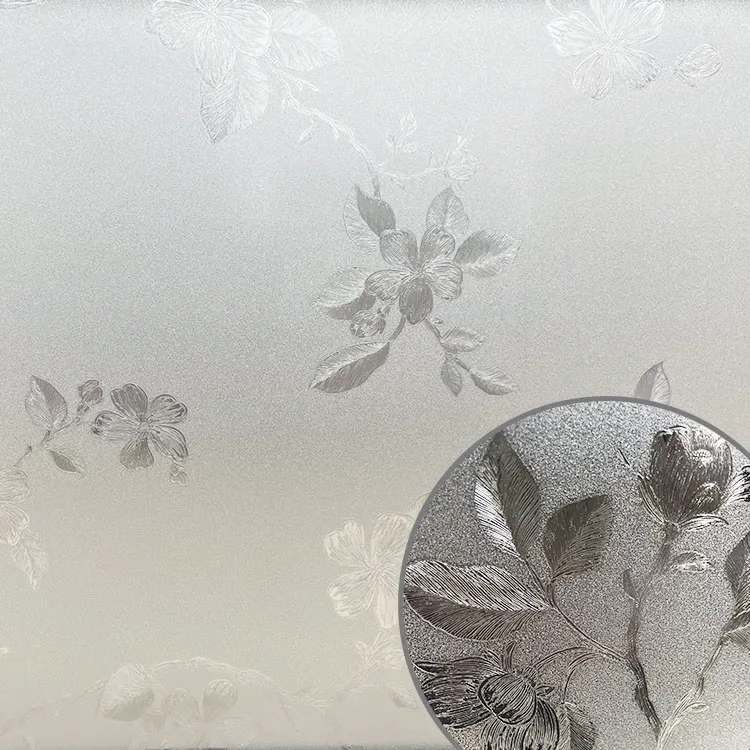 Home frosted privacy window film self adhesive glass stickers frosted glass decoration