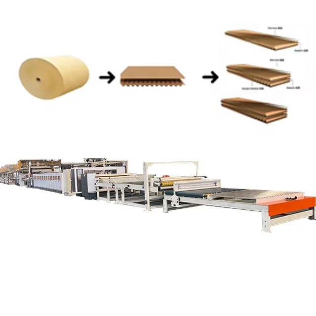 corrugated cardboard production line used Paper box Single facers,corrugated carton making machine Single cutter for corrugated