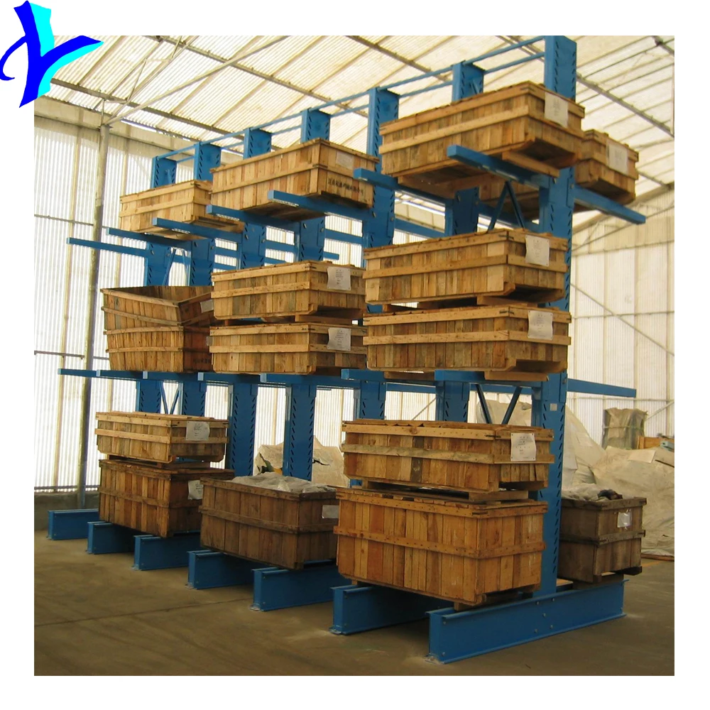 Warehouse Heavy Duty Steel Industrial BarHanging Cantilever Storage Rack