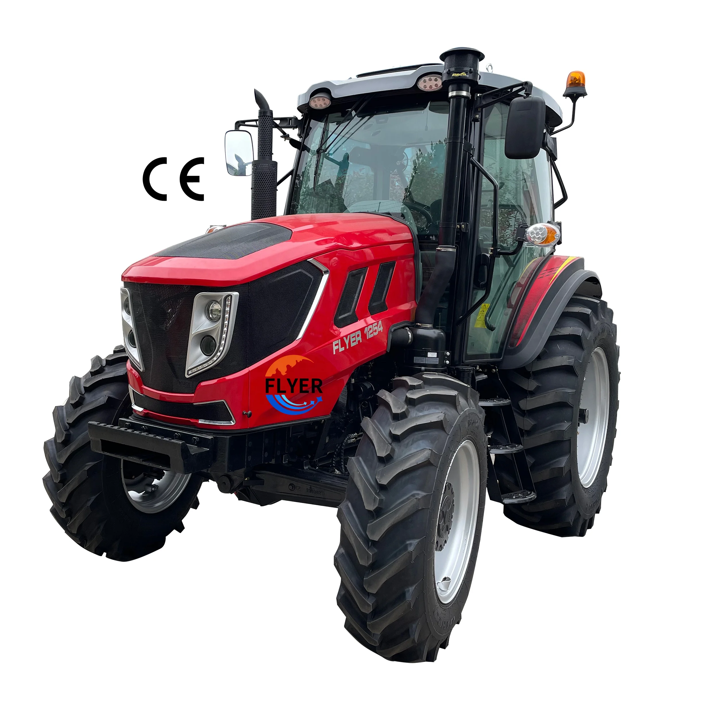 Durable Comfortable 4x4 125hp farm tractor with ac cabin agricultural equipment big tractor for sale