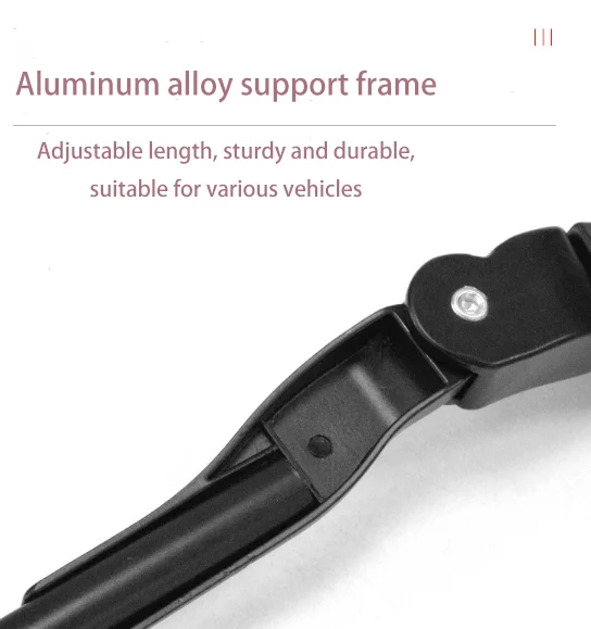 High quality length adjustable aluminum alloy material single-sided bicycle footrest