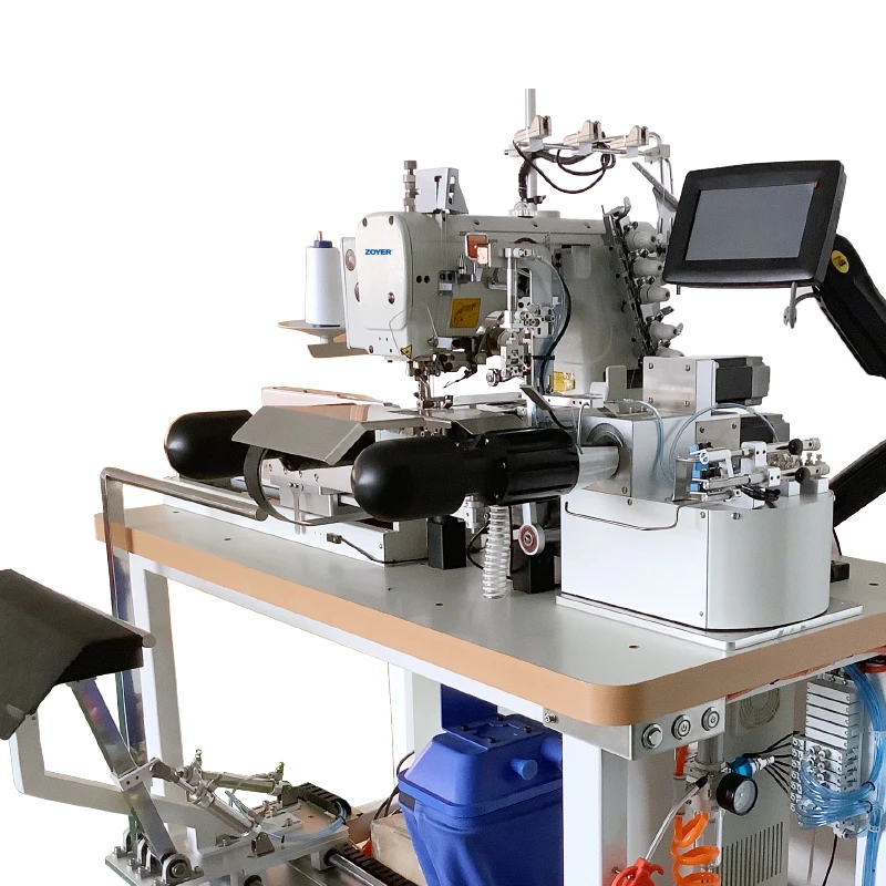 Zoyer Hot sale ZY600-35XBDA high efficiency automatic sewing machine with cover-stitch designed