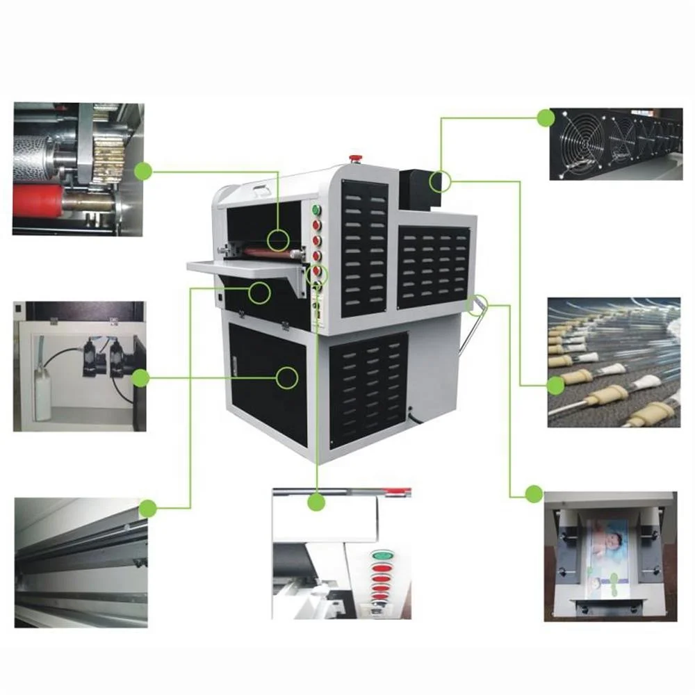 new model XH-UV630B automatic small whole uv varnish machine uv coating machine with 635mm