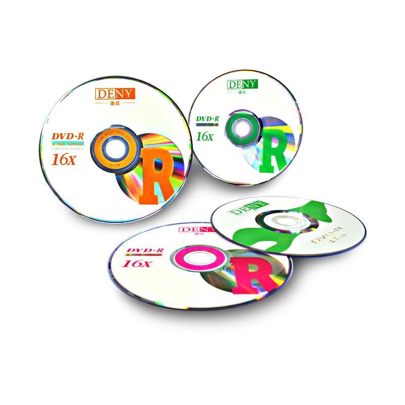Hot Sale Blank Discs a Grade DVD+R with 4 7GB 16X DVD OEM Wrap Layer Style Time Packing Pcs stock dvd