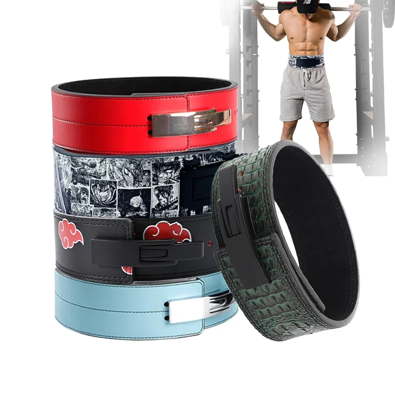 Support Custom sbd Belt Neoprene Fitness Safety For Men Lever Belt Buckles Leather Fitness Safety Waist Support