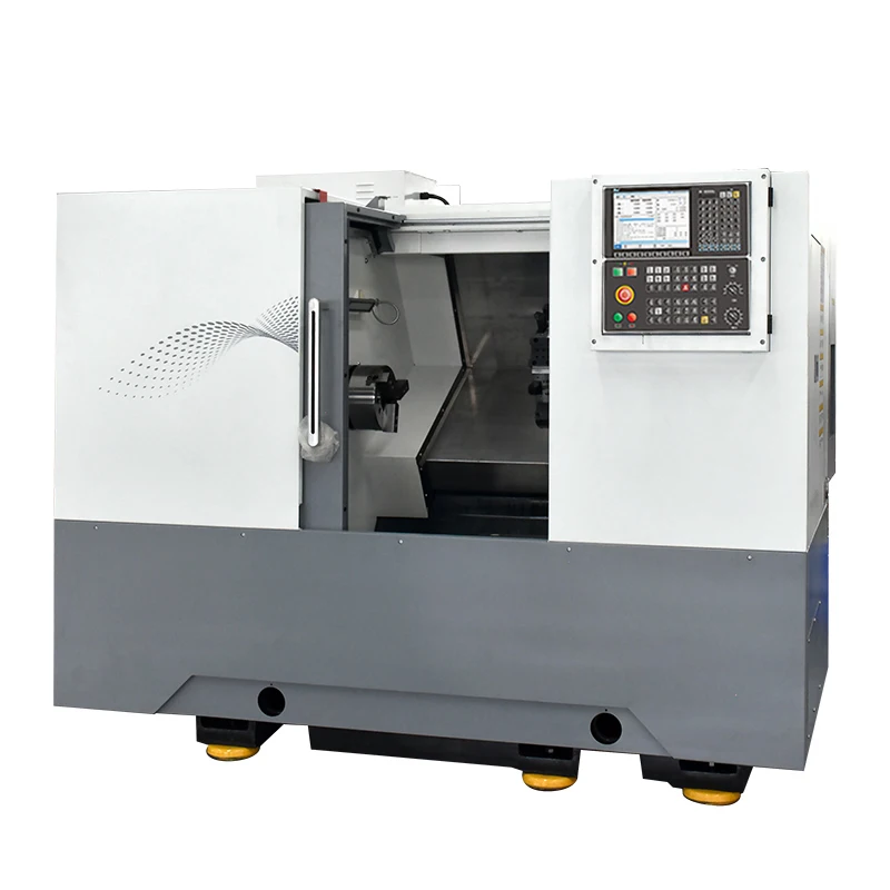 HCK56 Diameter 560mm Length 1000mm 45 Degree Slant Bed Metal Cutting CNC TURNING MACHINE (1600268893284)