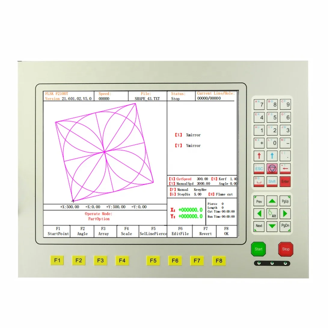 Плазменная Резка CNC контроллер F2500AX для плазменной/пламенной резки