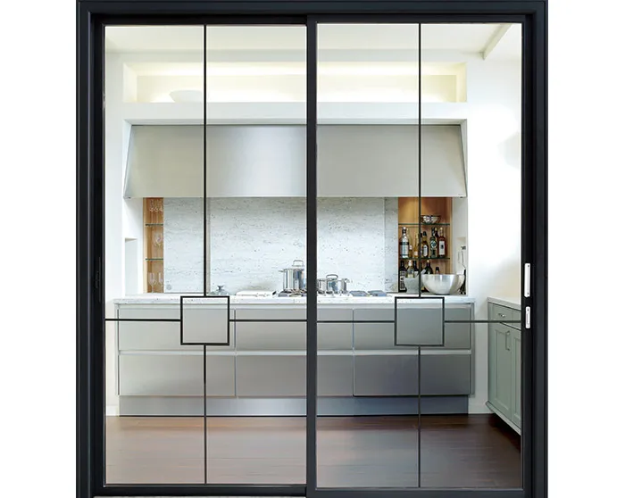 AS2047 Soundproof Super saving energy Outdoor Balcony Aluminum Double Tempered Low E  Glass Garden Sliding Door