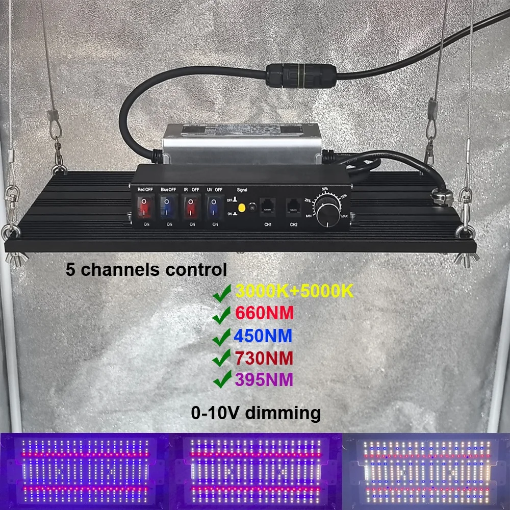 Samsung lm301h evo led grow lights 150w energy-efficient full spectrum uv ir 450nm growing lights lm301h for indoor plants
