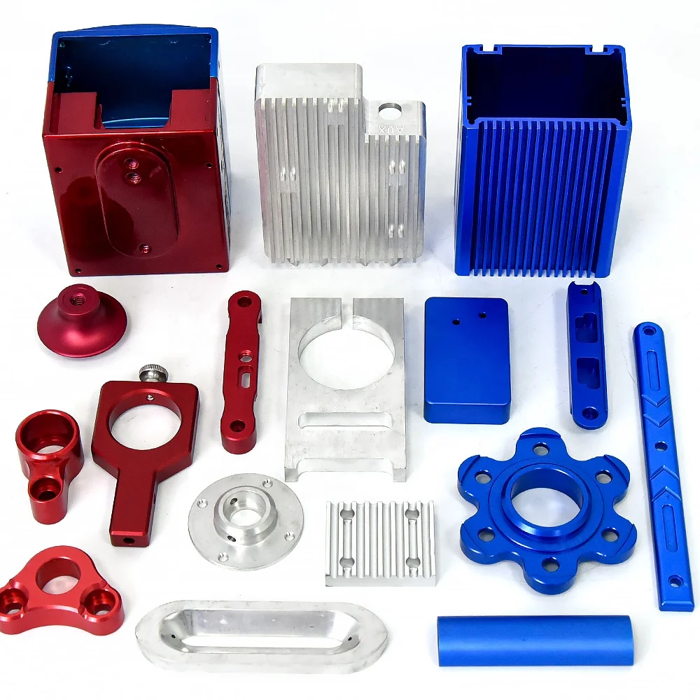 Production 9001 Extrusion Anodized Alloy Anode 6063 Clear Anod Customeized Component Enclosures 7075 Custom Aluminum Turning