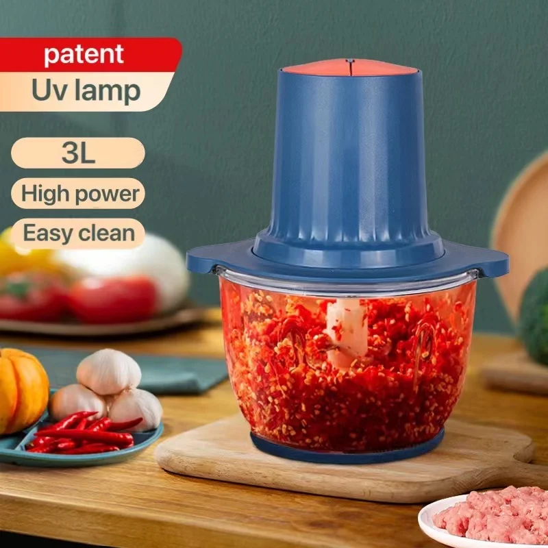 Household Electric Food Chopper glass 32 Machine Mincer stainless steel Vegetable Fruit comercial meat grinder
