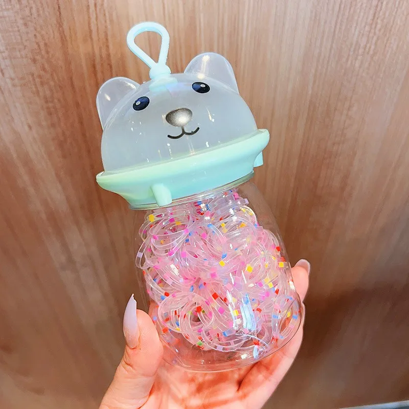 1500 Pcs Candy Color Small Rubber Bands Set With Storage BagSimple High Elastic Hair Rings Cute Mini Hair Scrunchies