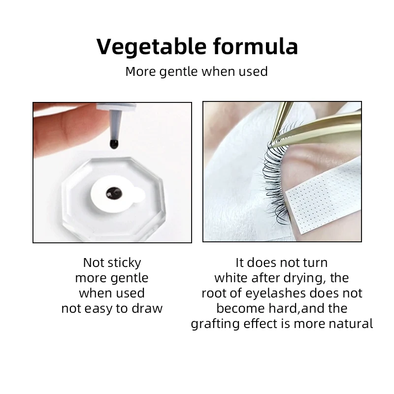 IRISMANLI 0.5s Individual Eyelash Extensions Glue Fast Drying Eye Lash Glue Waterproof Private Label Extension Glue