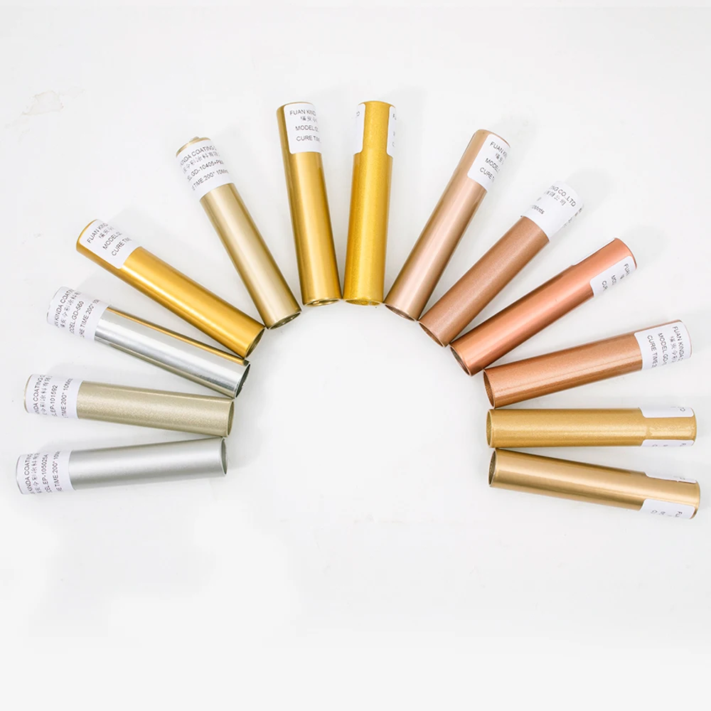 
High quality bronze gold effect epoxy polyester Powder Coating powder paint 