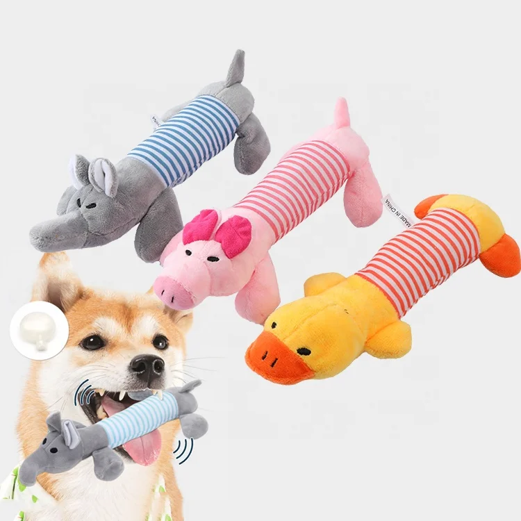 Cat Toy Plush Interactive Dog Chew Molar Sounding Toy Squeaky Pet Toys