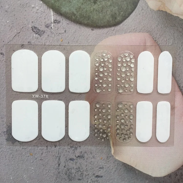 
2021 Fashinable Nail Polish Strips With Custom Designs For Nail Art Accessories 