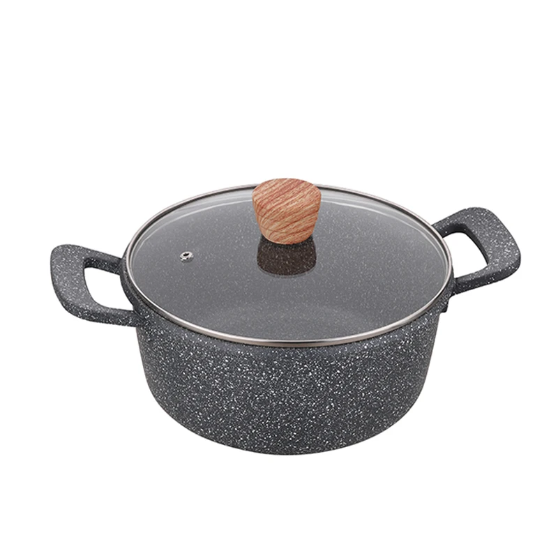 TMAI 20/24/28 см, литой кухонный инвентарь, кухонная утварь, антипригарная алюминиевая кастрюля, набор