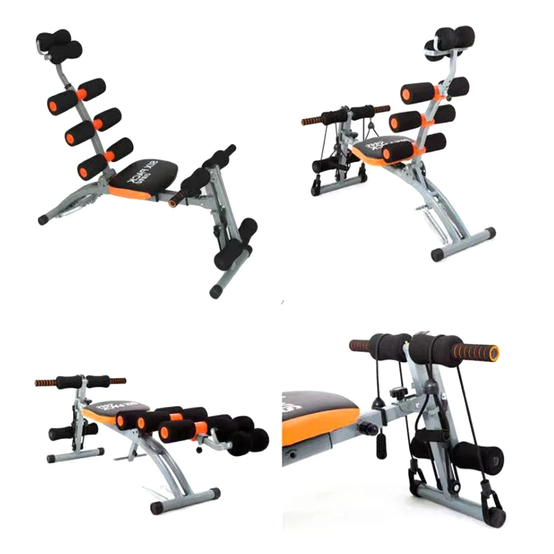 Factory direct multifunctional abdomen machine home exercise six abdominal pack care fitness equipment gym abdominal machines