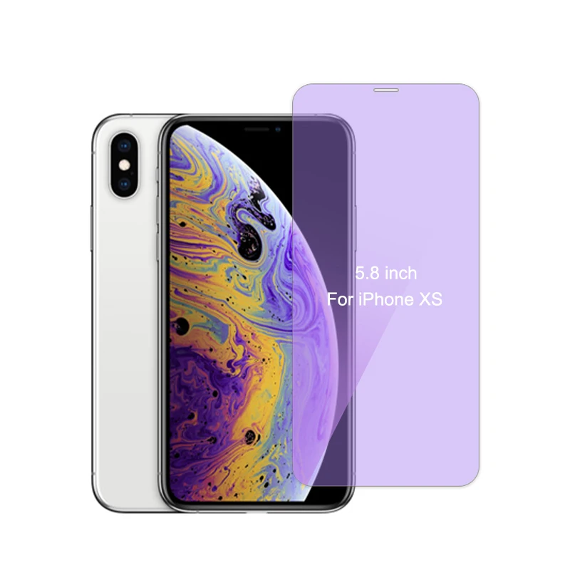 Phone Protective Film 2.5d Premium Ultrathin Anti Blue Light Tempered Glass Screen Protector Film For iPhone X XR XS XS Max