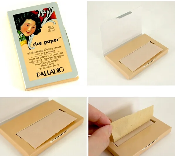 50 sheets rice paper dry shampoo oil absorbing sheets for hair care portable