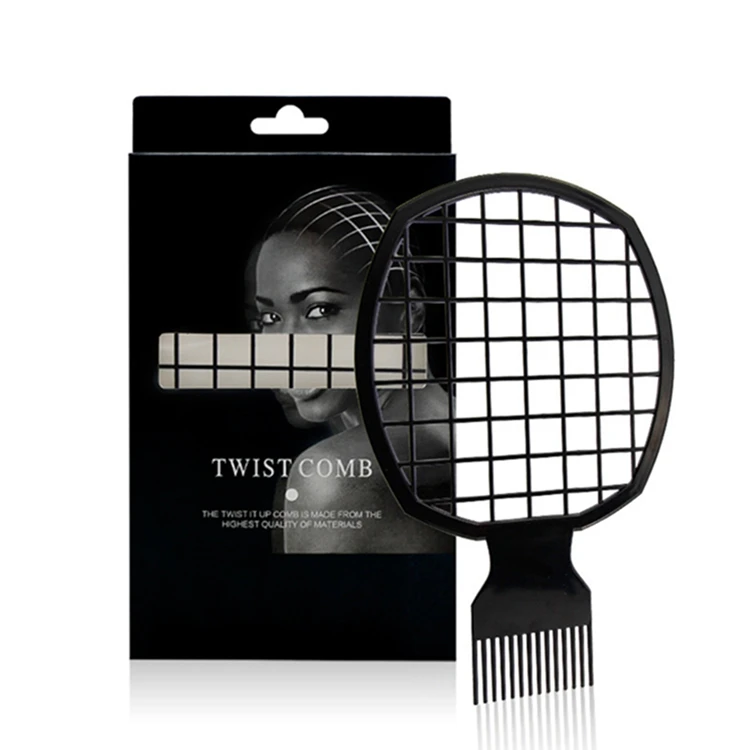 Twist Up Hair Brush Comb Styling Large Twist Comb and Wide Tooth Comb for Natural Hair and Dreads for Women and Men Home Use