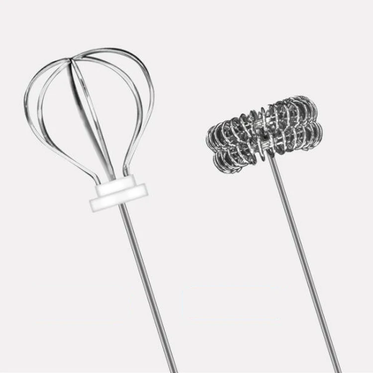 USB Rechargeable Milk Frother Electric Handheld Foam Whisk Electric Coffee Beater