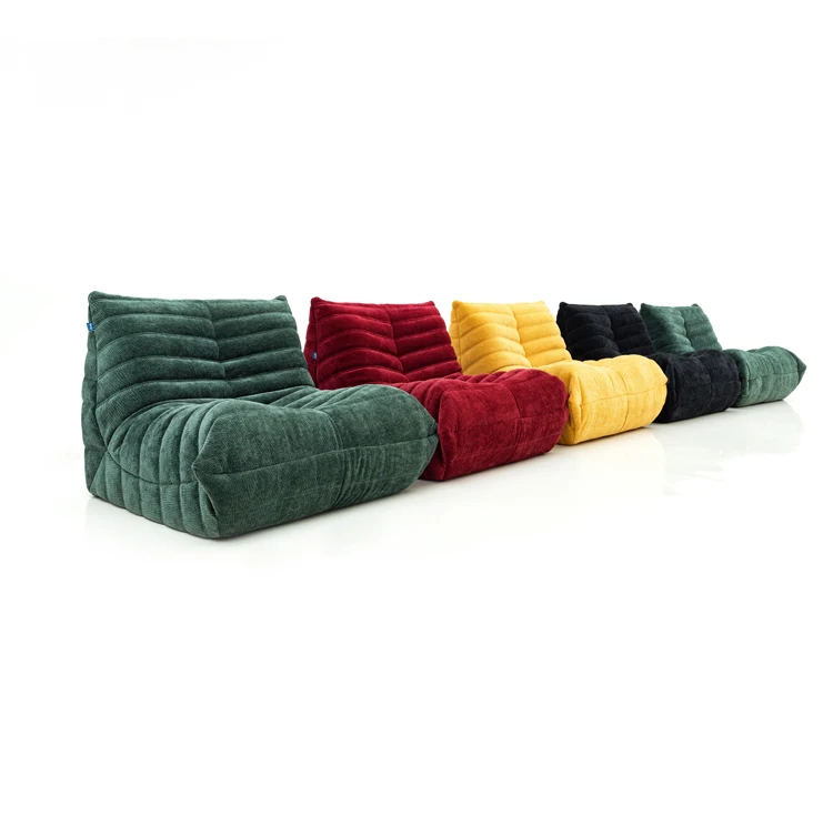 Caterpillar sponge leisure sofa compression box package Express delivery saves shipping costs modern good chair for bedroom