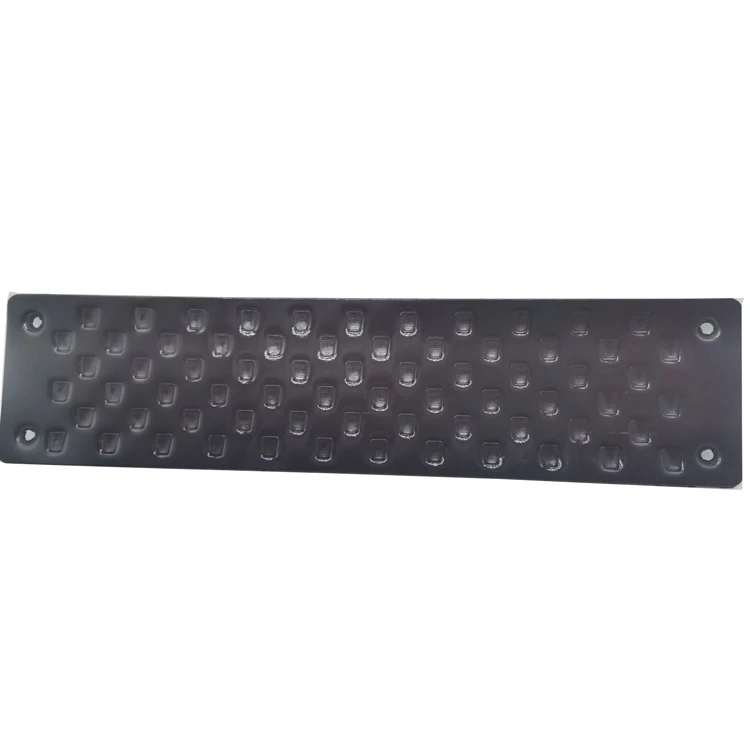 2022 hot sale factory main product rubber magnet brown square punch magnet for clip