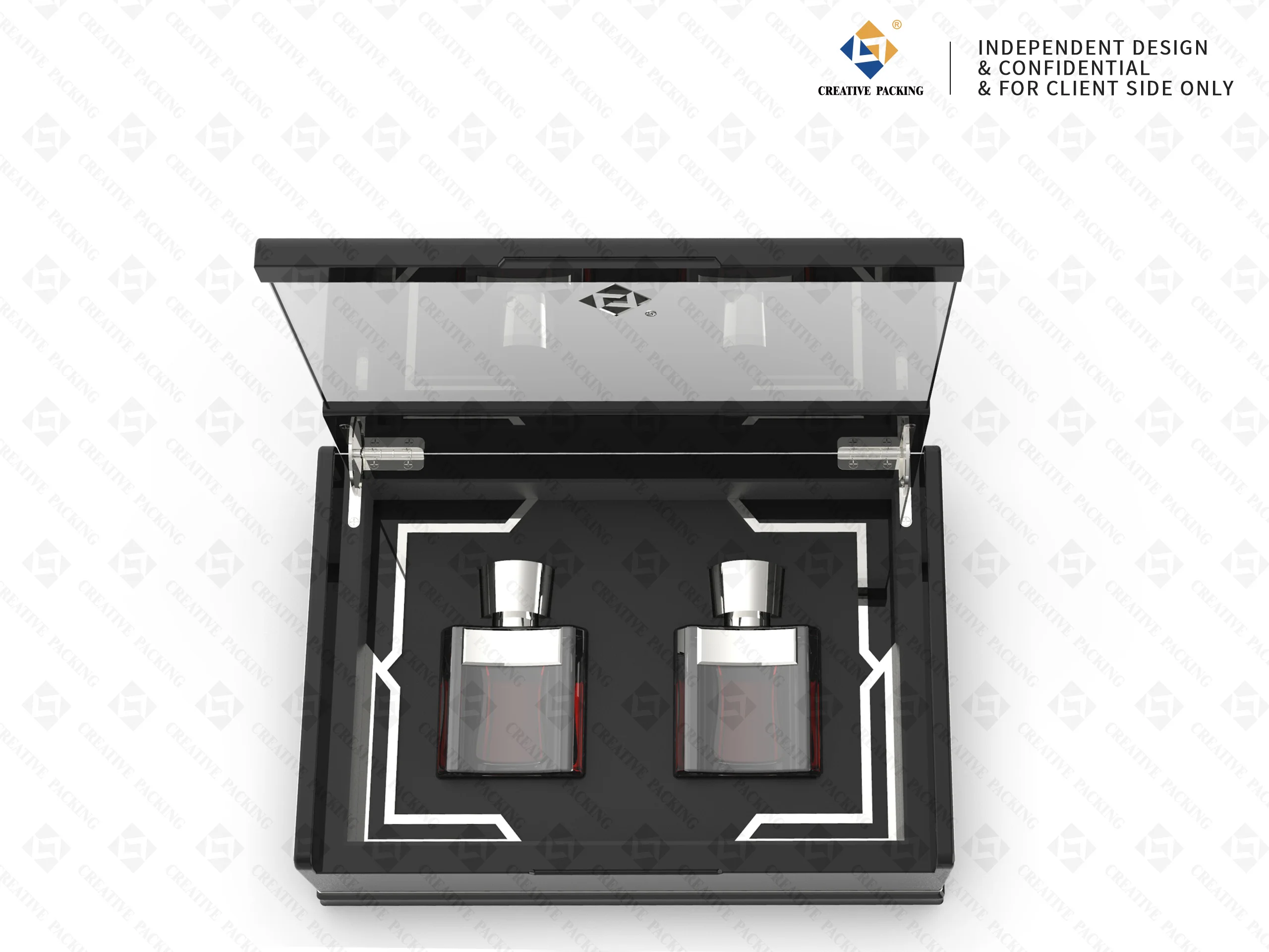 
Customized Arabic Perfumes Boxes Custom Perfume Bottle With Box Packaging 