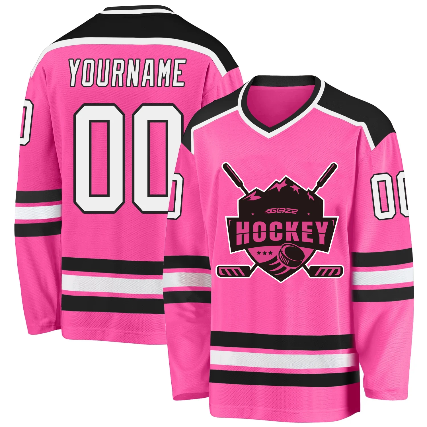 Wholesale custom Embroidery applique ice hockey jersey 100% polyester hockey jersey