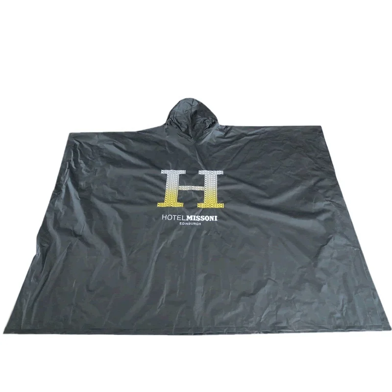 
0.10mm PVC Rain Poncho Reusable PVC rain cape 