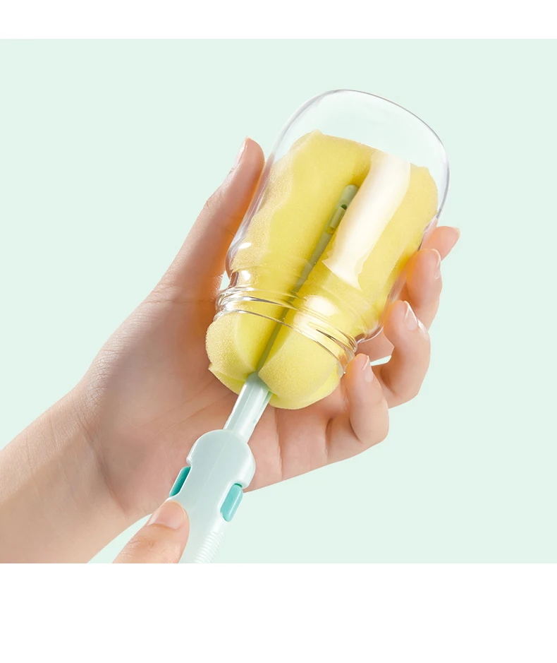 Щетка для чистки детских бутылочек, с поворотом на 360 градусов