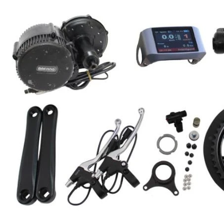 48V 1000W BAFANG Mid Drive Electric Bike Conversion Kit Ebike Motor Kit