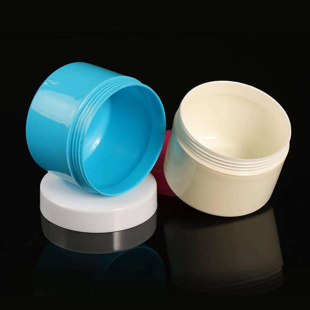 200g 250g large-capacity single-layer screw up type PP material plastic cream jar cosmetic empty container