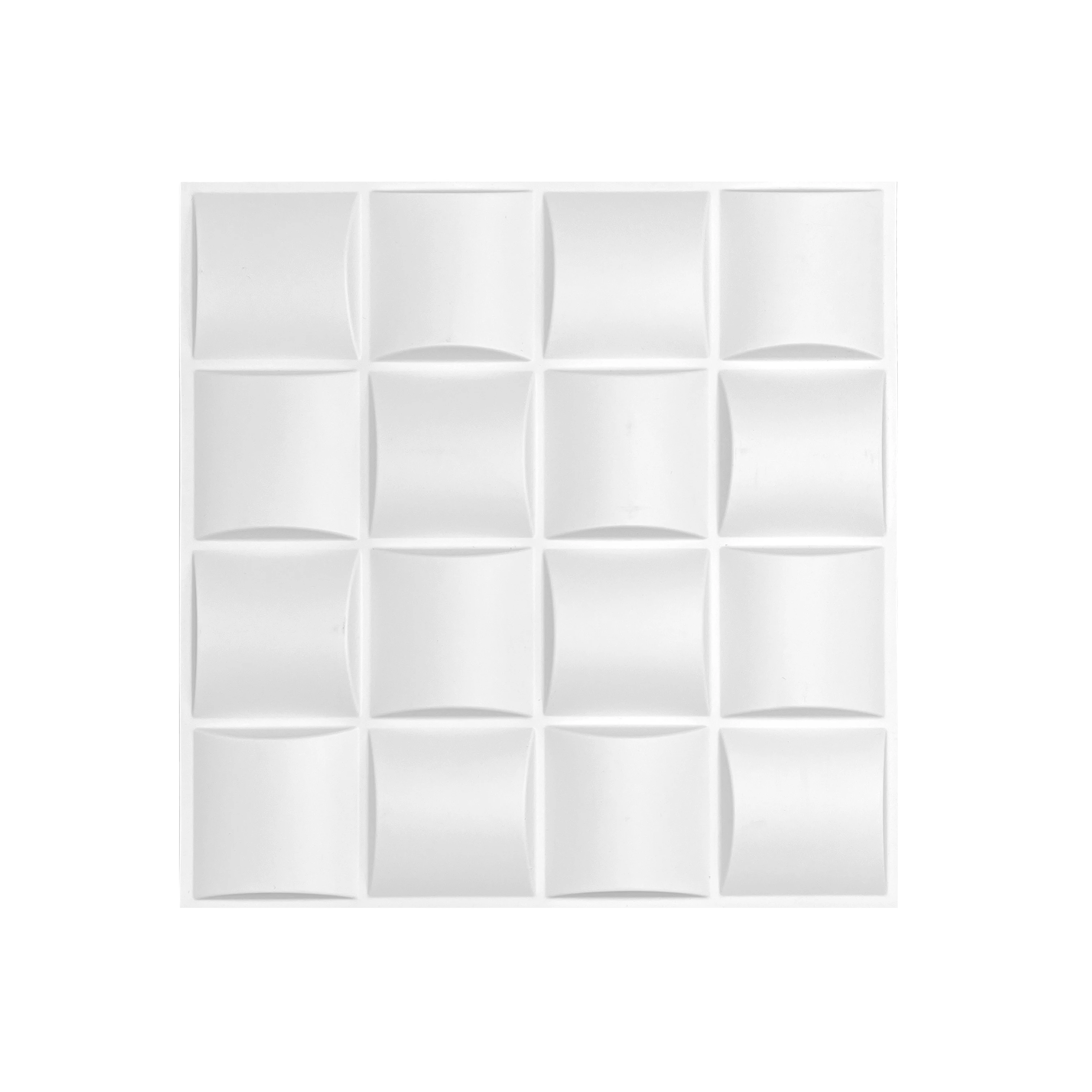 High Quality Peel and Stick Easy to Install 3D Pvc Wall Art Panel Embossed Wall Board Sofa Background