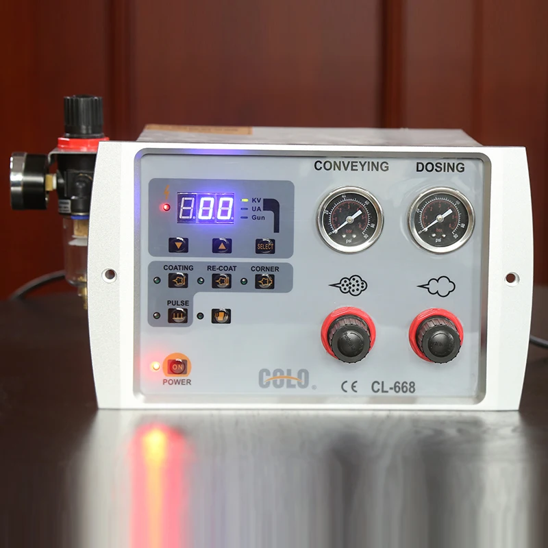 
Electrostatic Manual Powder Coating Machine Drum Hooper 