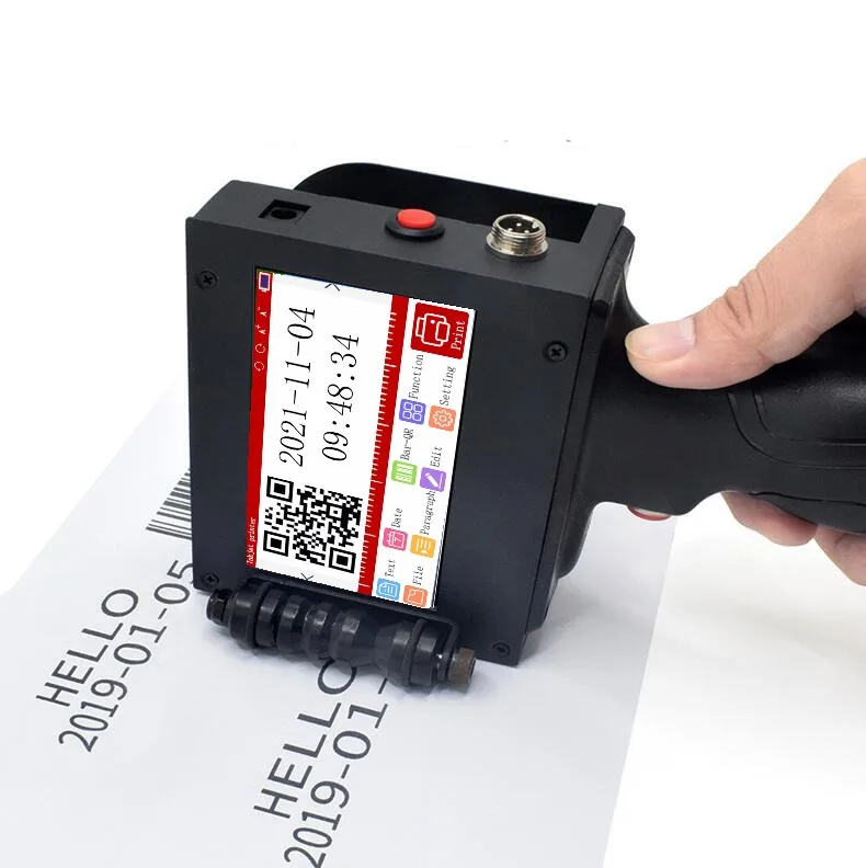 Handheld Printer P500 Portable Handheld Inkjet Printer With Quick-drying Ink Cartridge,Handheld Mobile Inkjet Code