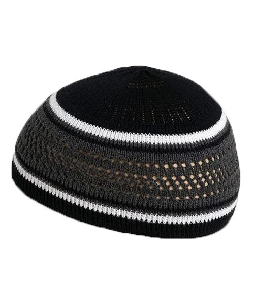 Unisex Knitted Muslim hat Men Prayer Hats Islamic Ramadan Jewish Warm kufi hats for men