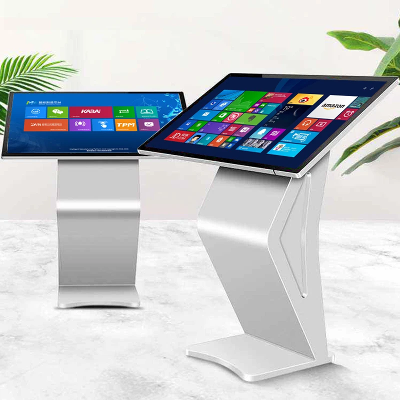 Interactive communication panel LCD advertising display screen in office hall