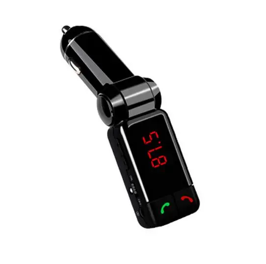 China  Car Wireless  FM Transmitter 3.5mm aux  Music to Car Radio FM Adapter with dual 2 usb ports car charger